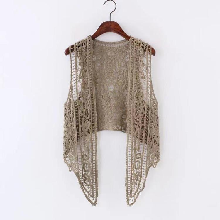 Бохо Хіпі Стиль Літо Пляж Асиметричний Ажурний В язаний Гачком Кардиган Без Рукавів Вишивка Блуза Жилет One Size бежевий
Бохо Хіпі Стиль Літо Пляж Асиметричний Ажурний В язаний Гачком Кардиган Без Рукавів Вишивка Блуза Жилет One Size бежевий
