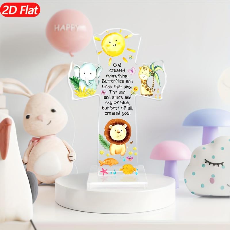 Standing Cross for Kids - God Created Everything Inspirational Christian Gift with Sun, Moon & Stars Design, Vibrant Colors, Perfect for Baptism, K 12*7.6cm
Standing Cross for Kids - God Created Everything Inspirational Christian Gift with Sun, Moon & Stars Design, Vibrant Colors, Perfect for Baptism, K 12*7.6cm