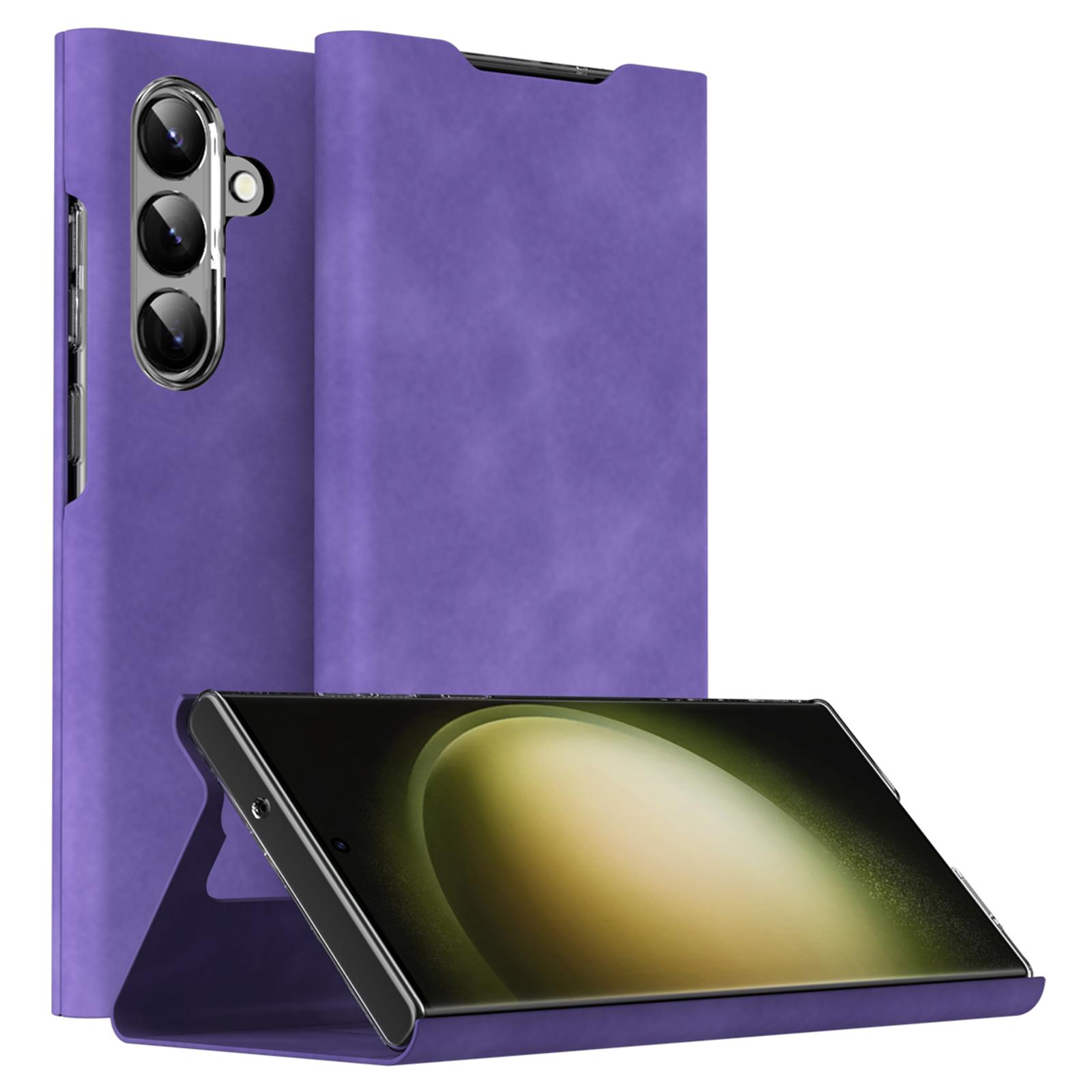 For Samsung Galaxy S24+ Case Nappa Texture PU Leather Phone Cover with Card Slot Purple
For Samsung Galaxy S24+ Case Nappa Texture PU Leather Phone Cover with Card Slot Purple