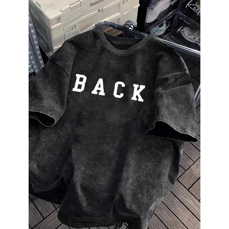 Men s T-Shirt - Retro Distressed Streetwear Tee with BACK Letter Print & Drop Shoulder, Loose Fit Round Neck Hip-Hop Shirt Suitable for Gym, Training S чёрный
Men s T-Shirt - Retro Distressed Streetwear Tee with BACK Letter Print & Drop Shoulder, Loose Fit Round Neck Hip-Hop Shirt Suitable for Gym, Training S чёрный