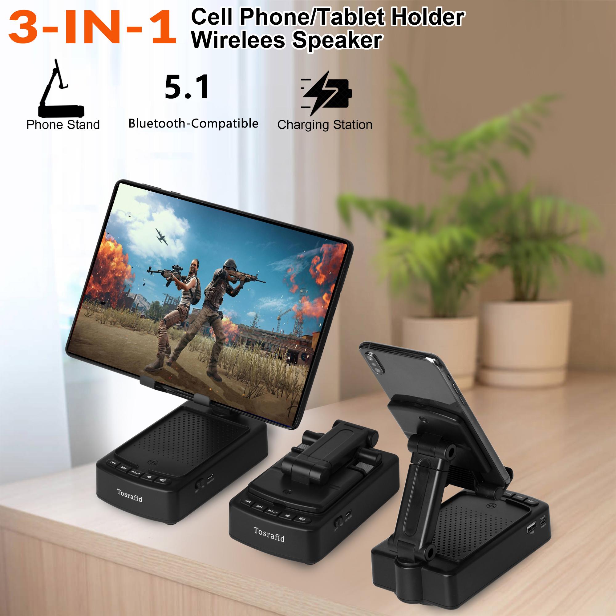 F28 3-in-1 Cell Phone Stand Foldable Holder Phone Power Bank with Wireless Bluetooth-compatible Speaker A
F28 3-in-1 Cell Phone Stand Foldable Holder Phone Power Bank with Wireless Bluetooth-compatible Speaker A