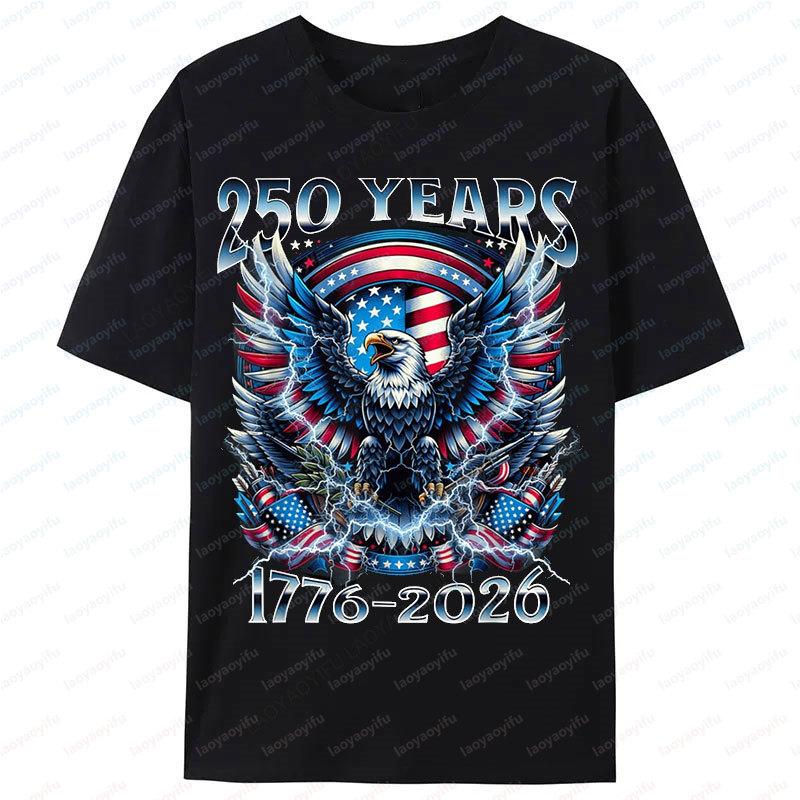 America 250th Anniversary T-Shirt USA 250 Years Shirt 4th of July graphic T Shirts for Women s clothing camisetas 5XL різнокольоровий
America 250th Anniversary T-Shirt USA 250 Years Shirt 4th of July graphic T Shirts for Women s clothing camisetas 5XL різнокольоровий