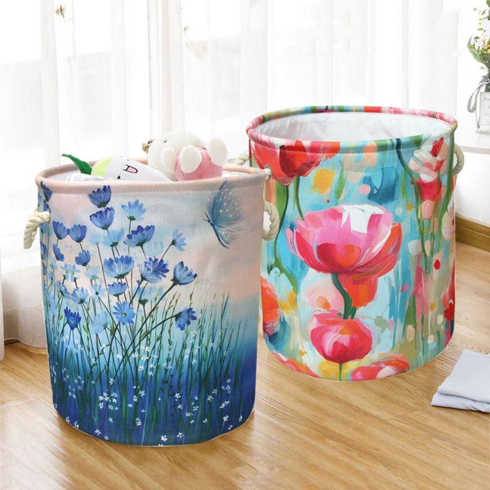 Cartoon Folding Laundry Basket Large Capacity Toy Storage Basket Dirty Clothes Basket Home style D
Cartoon Folding Laundry Basket Large Capacity Toy Storage Basket Dirty Clothes Basket Home style D