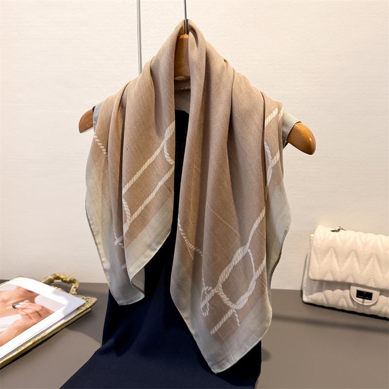 Luxury Print Square Scarf For Women Cotton Linen Feeling Neck Scarf Shawl Warp Elegant Neckerchief Bandanas Hijab 68x68CM
Luxury Print Square Scarf For Women Cotton Linen Feeling Neck Scarf Shawl Warp Elegant Neckerchief Bandanas Hijab 68x68CM