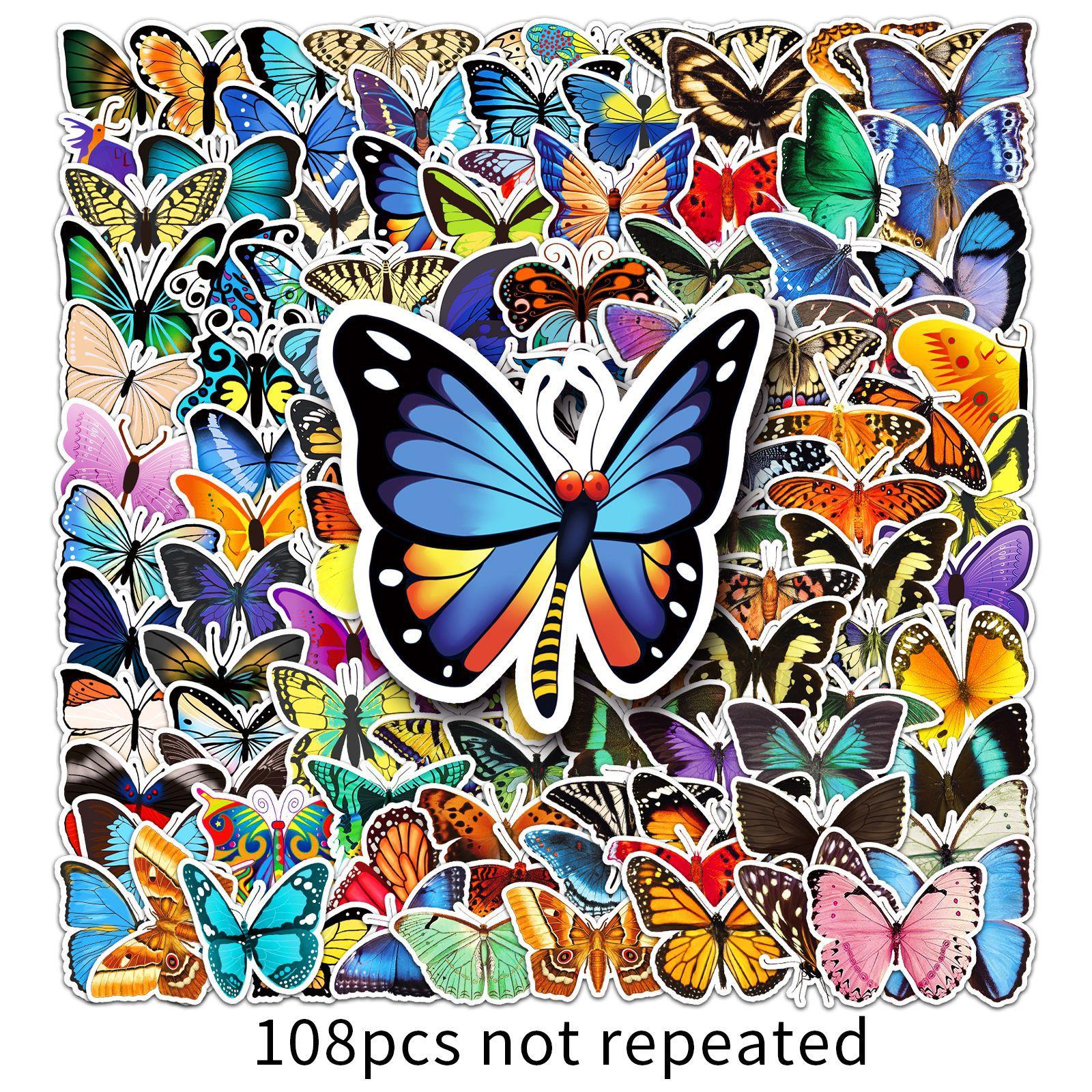 108 Butterfly Graffiti Insect Hand Account Guka Do-It-Yourself Mobile Phone Case Water Cup Suitcase Sticker Water-Repellent
108 Butterfly Graffiti Insect Hand Account Guka Do-It-Yourself Mobile Phone Case Water Cup Suitcase Sticker Water-Repellent