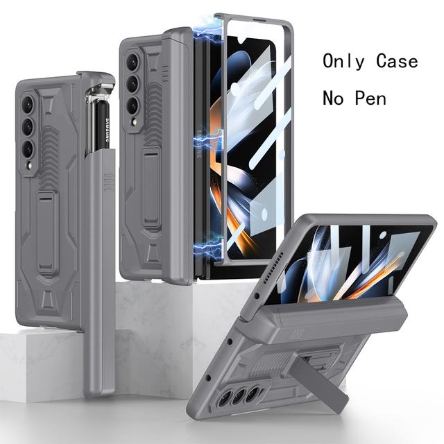 Для Samsung Galaxy Z Fold 4 чехол с магнитной защитой на петлях, полная защита, подставка, чехол для ручки, передняя крышка из закаленного стекла For Galaxy Z Fold 4
Для Samsung Galaxy Z Fold 4 чехол с магнитной защитой на петлях, полная защита, подставка, чехол для ручки, передняя крышка из закаленного стекла For Galaxy Z Fold 4