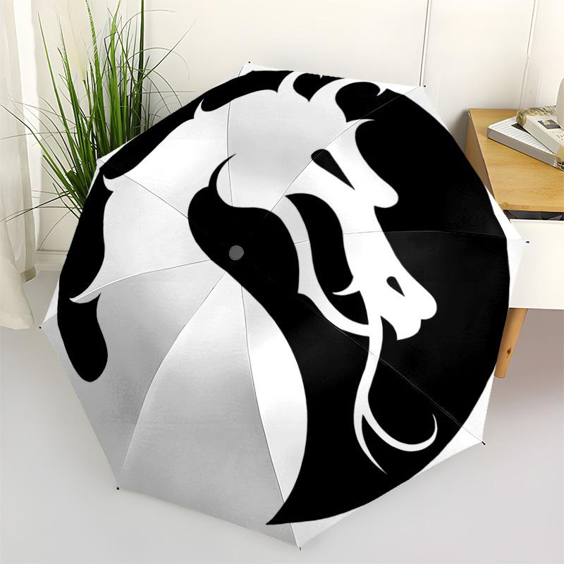 1pc Mortal Kombat Symbol Automatic Folding Umbrella - Sturdy 8-Rib Polyester Canopy,Sun-Defying Travel Companion yy251023132
1pc Mortal Kombat Symbol Automatic Folding Umbrella - Sturdy 8-Rib Polyester Canopy,Sun-Defying Travel Companion yy251023132