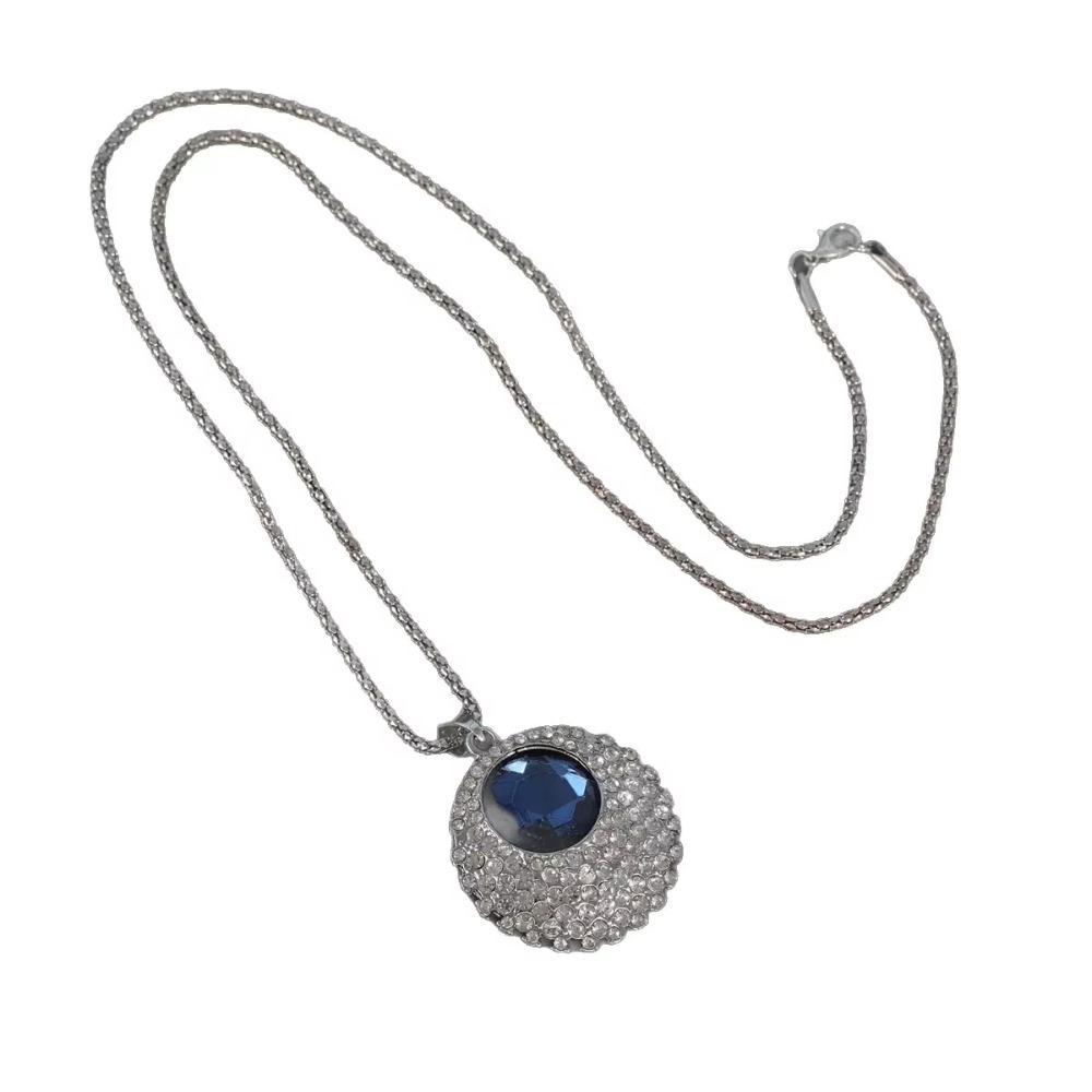 Elegant Design Sapphire Pendant Necklace Minimalist Style Round Pendant Necklace Autumn Winter синій
Elegant Design Sapphire Pendant Necklace Minimalist Style Round Pendant Necklace Autumn Winter синій