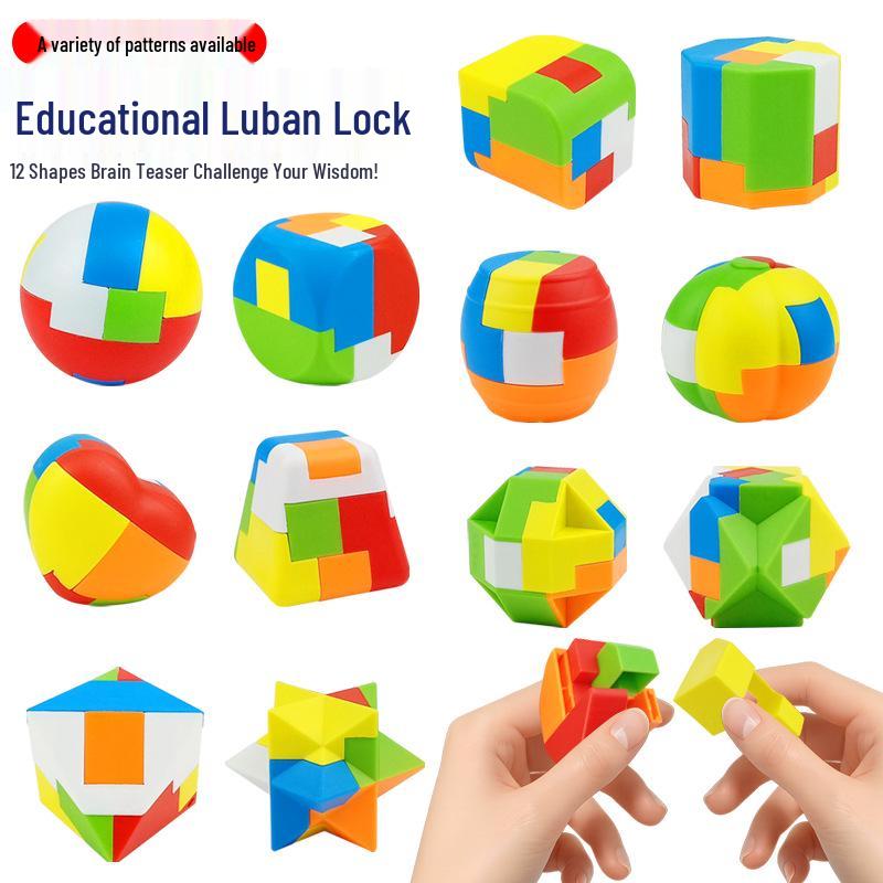 Kongming Lock Animal Car Building Blocks Puzzle Set - Free Shipping Chamfered - Creative Luban Lock 14g
Kongming Lock Animal Car Building Blocks Puzzle Set - Free Shipping Chamfered - Creative Luban Lock 14g