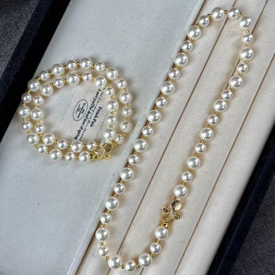 Vintage Strong Light High Quality 650 Warm White Artificial Crystal Pearl Necklace Collarbone Chain
Vintage Strong Light High Quality 650 Warm White Artificial Crystal Pearl Necklace Collarbone Chain