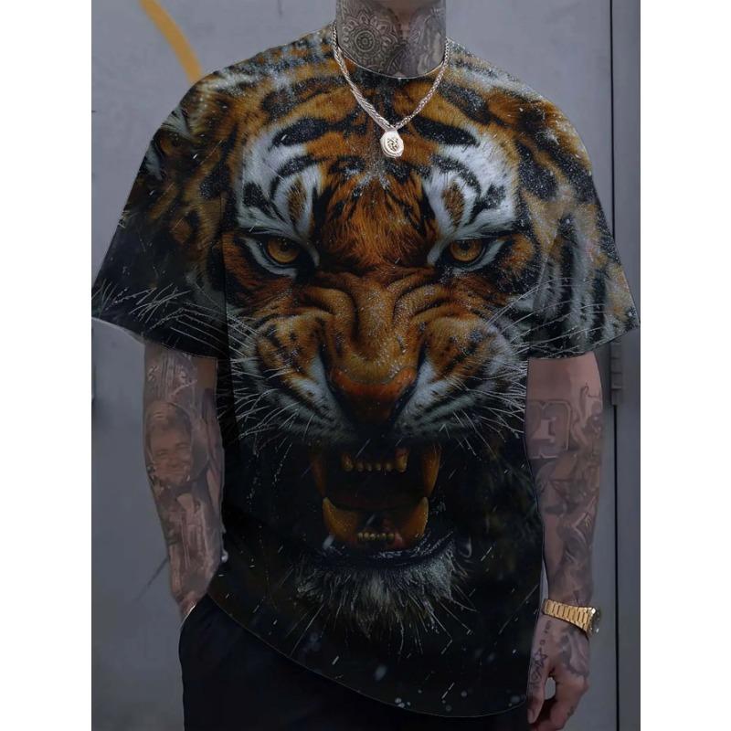 Men s T-Shirts Animal Tiger Pattern 3D Print Tops Tees Summer New Women Streetwear Fashion XXXL
Men s T-Shirts Animal Tiger Pattern 3D Print Tops Tees Summer New Women Streetwear Fashion XXXL