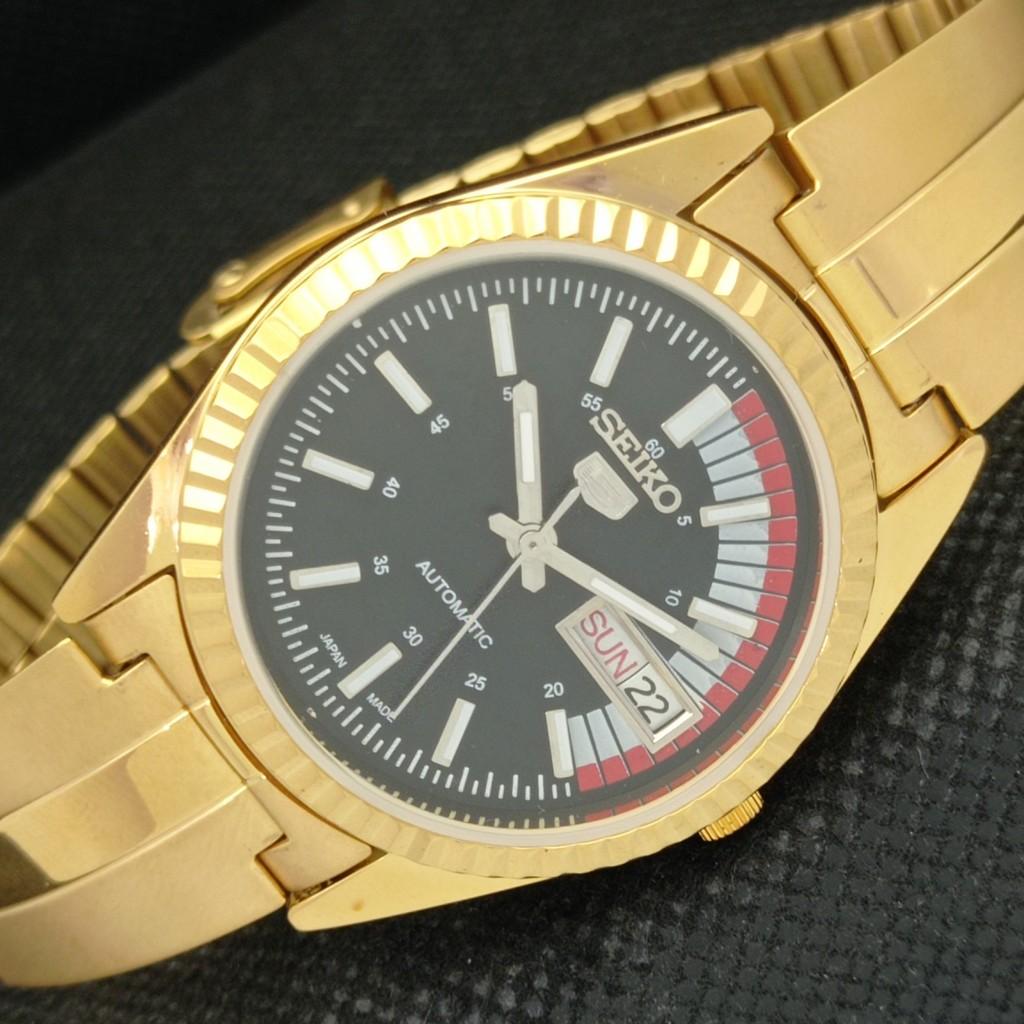 REFURBISHED VINTAGE SEIKO 5 AUTO 6309A JAPAN MENS D/D BLACK WATCH 587b-a308601-2 SKU587b-a308601
REFURBISHED VINTAGE SEIKO 5 AUTO 6309A JAPAN MENS D/D BLACK WATCH 587b-a308601-2 SKU587b-a308601