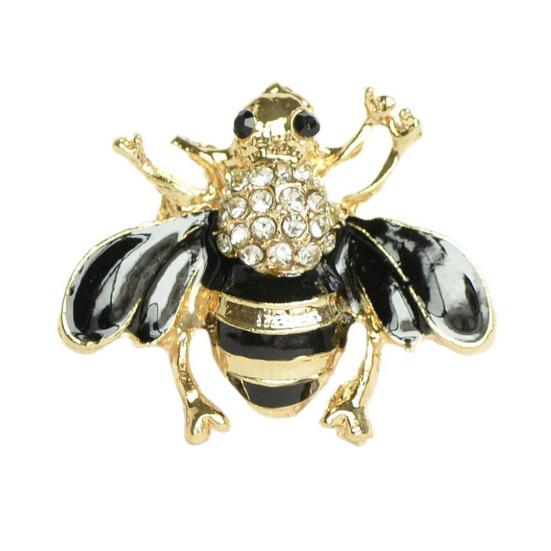 Brooch Pin Small Bee Shape Decorative Brooch with Enamel Finish Anti-Exposure Buckle Scarves Badge Party Accessory
Brooch Pin Small Bee Shape Decorative Brooch with Enamel Finish Anti-Exposure Buckle Scarves Badge Party Accessory