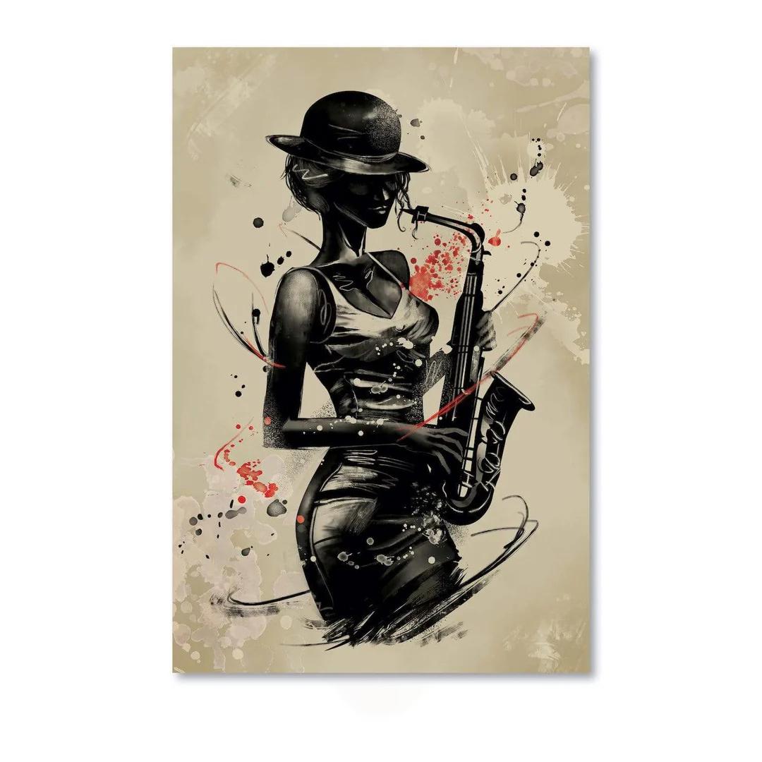Abstract Vintage Musician Saxophone Guitar Piano Canvas Painting Figures Music Posters and Prints for Living Room Decorated 20x30cm
Abstract Vintage Musician Saxophone Guitar Piano Canvas Painting Figures Music Posters and Prints for Living Room Decorated 20x30cm