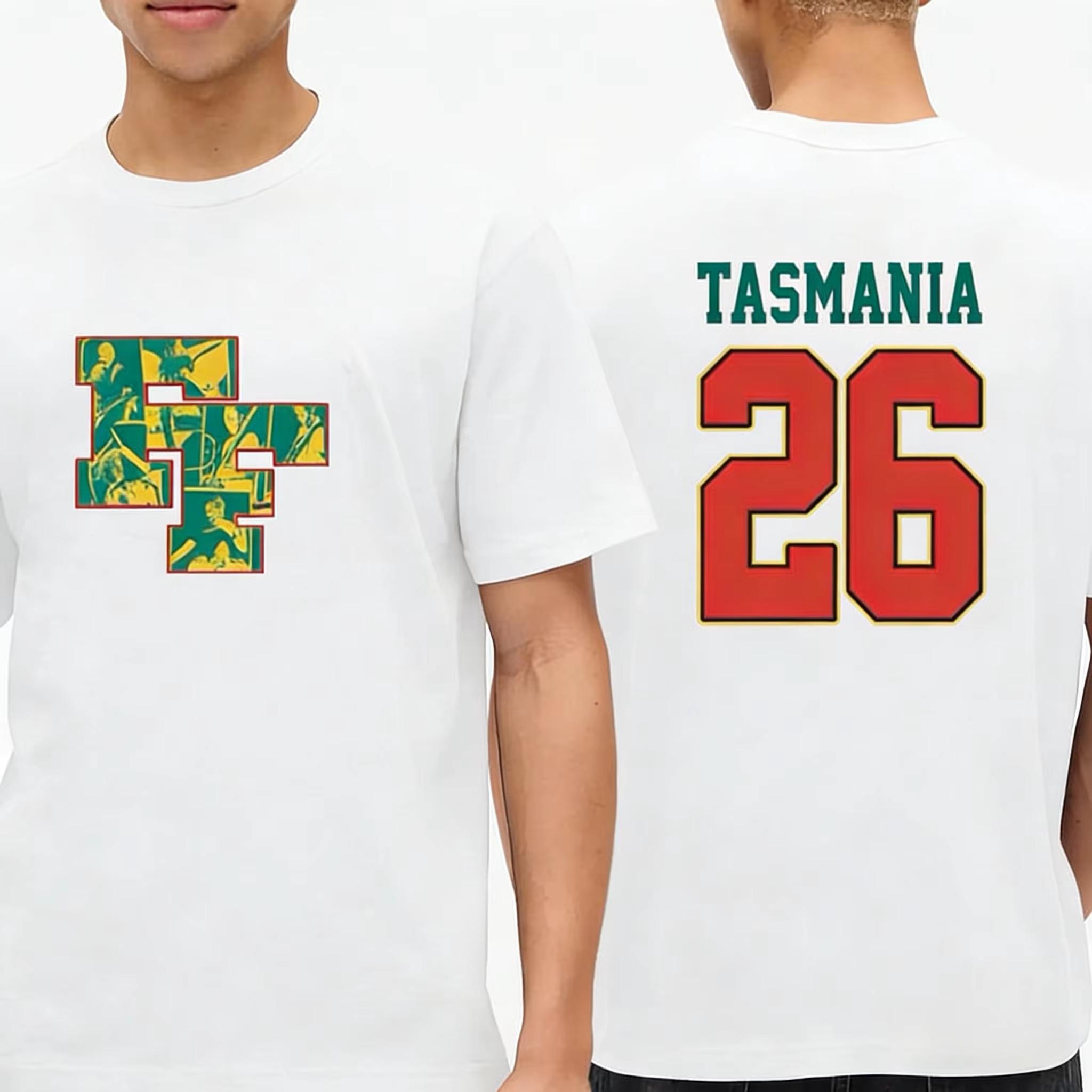 FF Foo Fighters Tasmania tour 2026 graphics 100cotton mens shirt Summer album shirts Womens Y2k Hip Hop Short Sleeve Tshirt 4XL
FF Foo Fighters Tasmania tour 2026 graphics 100cotton mens shirt Summer album shirts Womens Y2k Hip Hop Short Sleeve Tshirt 4XL