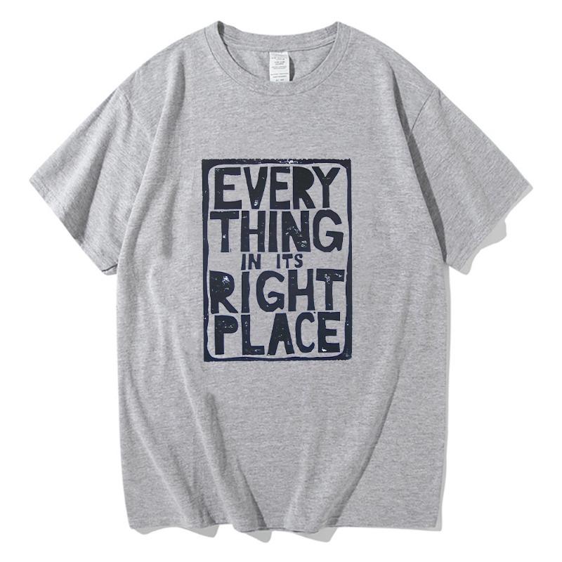 Radiohead Everything in Its Right Place Graphic T Shirts Radiohead Rock Band Cotton Tshirts Women Classic Tees Unisex Y2K Tops 3XL
Radiohead Everything in Its Right Place Graphic T Shirts Radiohead Rock Band Cotton Tshirts Women Classic Tees Unisex Y2K Tops 3XL