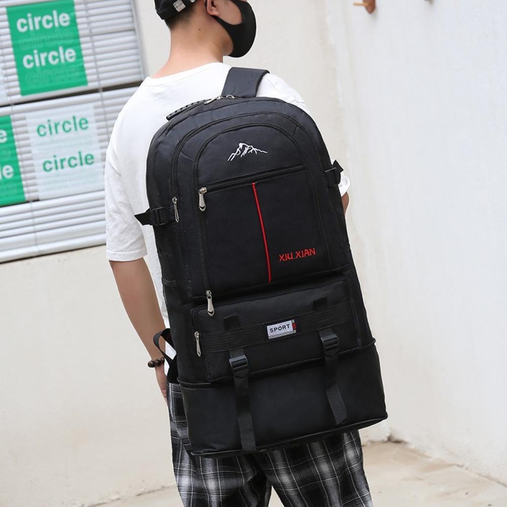 Large Capacity Mountaineering Backpack Waterproof Nylon Rucksack Portable Outdoor Mountain Bag Men червоний
Large Capacity Mountaineering Backpack Waterproof Nylon Rucksack Portable Outdoor Mountain Bag Men червоний