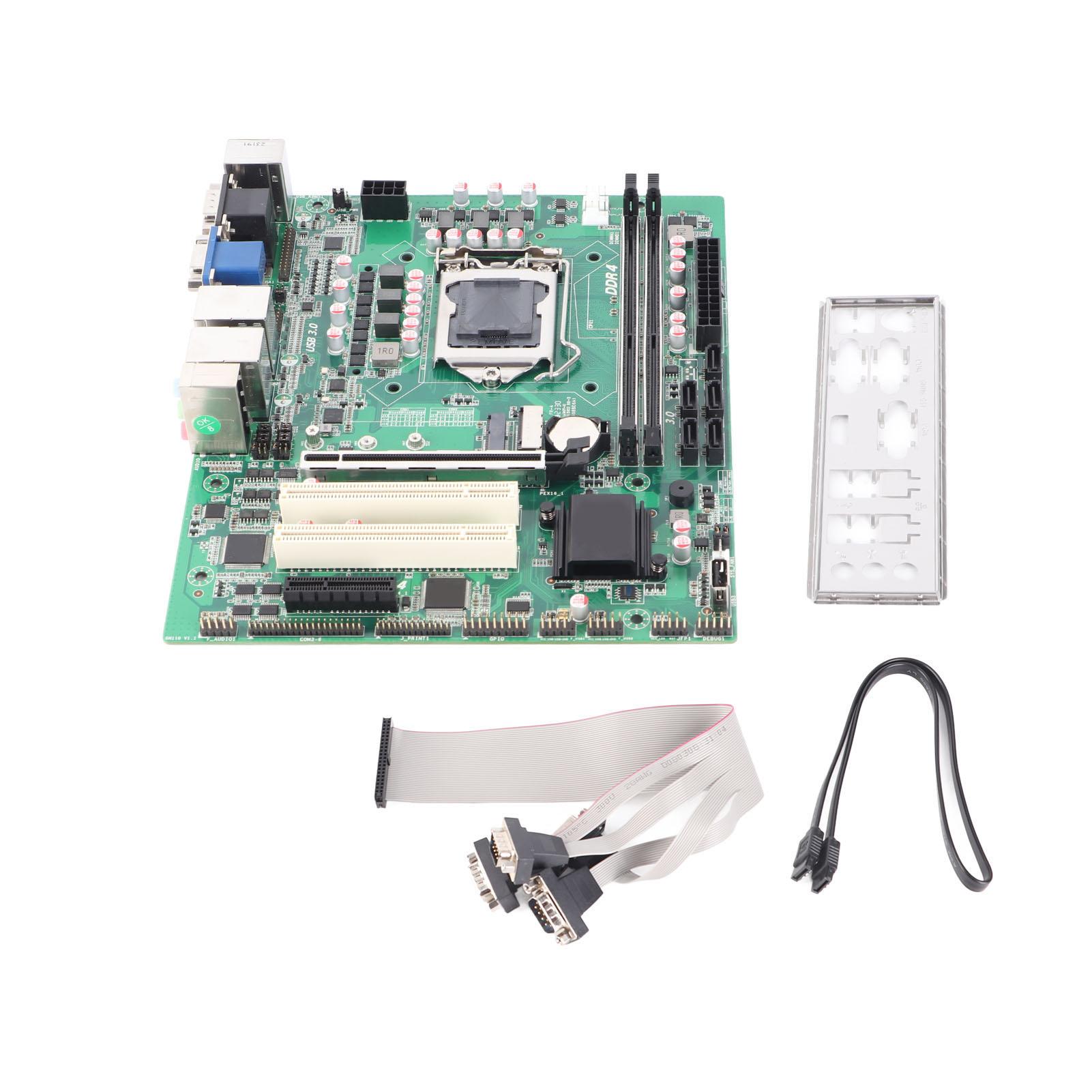 Desktop Motherboard GH110 DDR4 1000 2500Mbits Network M.2 WiFi HD VGA COM Interface ATX Motherboard
Desktop Motherboard GH110 DDR4 1000 2500Mbits Network M.2 WiFi HD VGA COM Interface ATX Motherboard