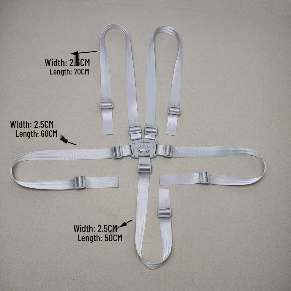 5-Point Harness Safety Belt for Children s High Chair & Stroller
5-Point Harness Safety Belt for Children s High Chair & Stroller
