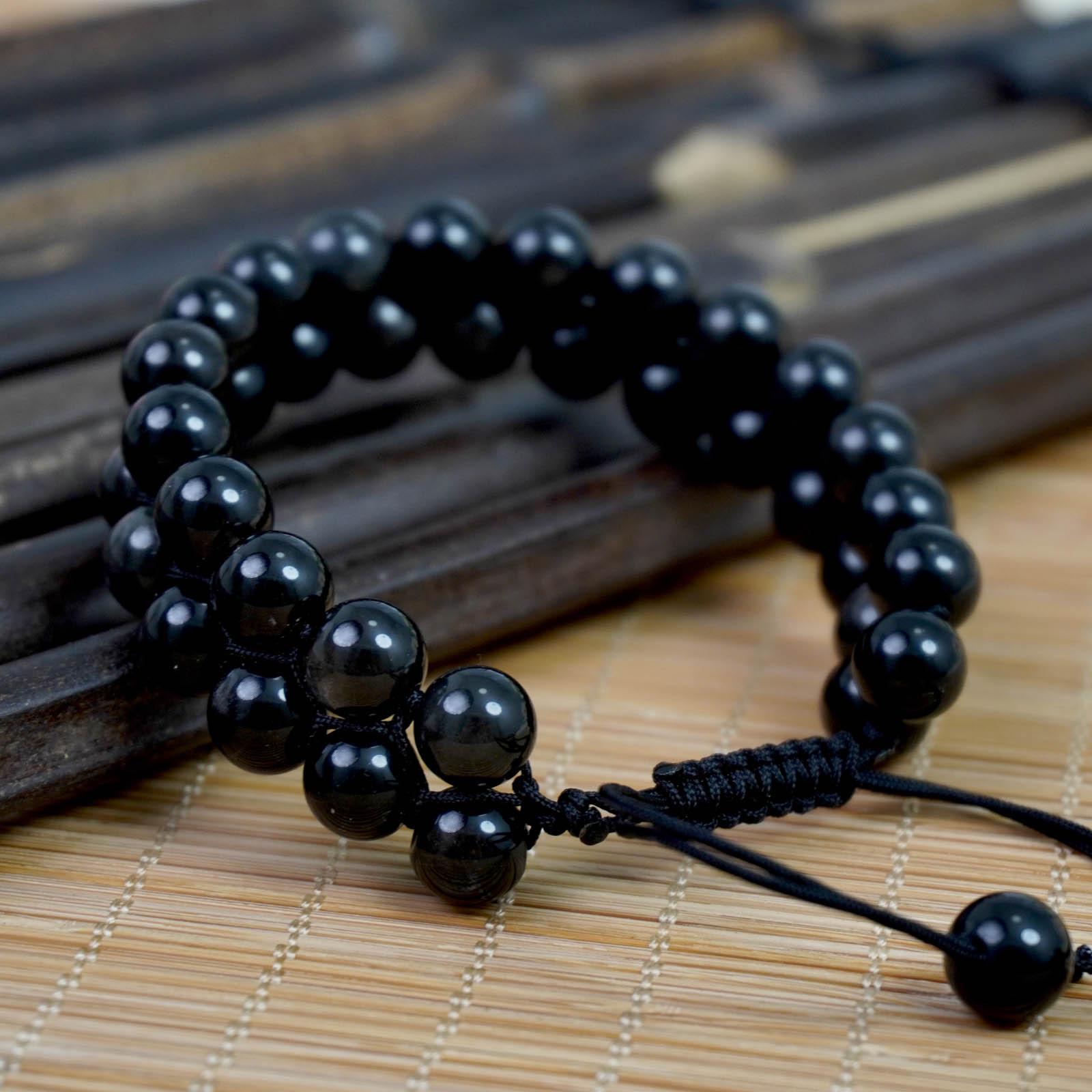 Unisex Beaded Bracelet: Tiger Eye, Silver Obsidian, Hematite, Lava Stone, Handmade 8mm Rope
Unisex Beaded Bracelet: Tiger Eye, Silver Obsidian, Hematite, Lava Stone, Handmade 8mm Rope