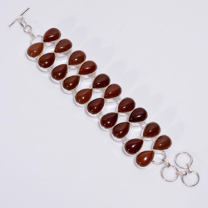 Exclusive Top Grade Qualite 100% Natural Carnelian Pear Shape Ethnic Style Handmade Jewelry 925 Steling Silver Plated Bracelet 5-8 WSJ-4717 5-8 помаранчевий
Exclusive Top Grade Qualite 100% Natural Carnelian Pear Shape Ethnic Style Handmade Jewelry 925 Steling Silver Plated Bracelet 5-8 WSJ-4717 5-8 помаранчевий