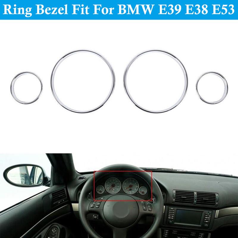 4 шт./компл. хромированное кольцо из ABS на приборной панели, подходит для BMW E38 1994-2001/E39 1995-2004/E53 1999-2006
4 шт./компл. хромированное кольцо из ABS на приборной панели, подходит для BMW E38 1994-2001/E39 1995-2004/E53 1999-2006