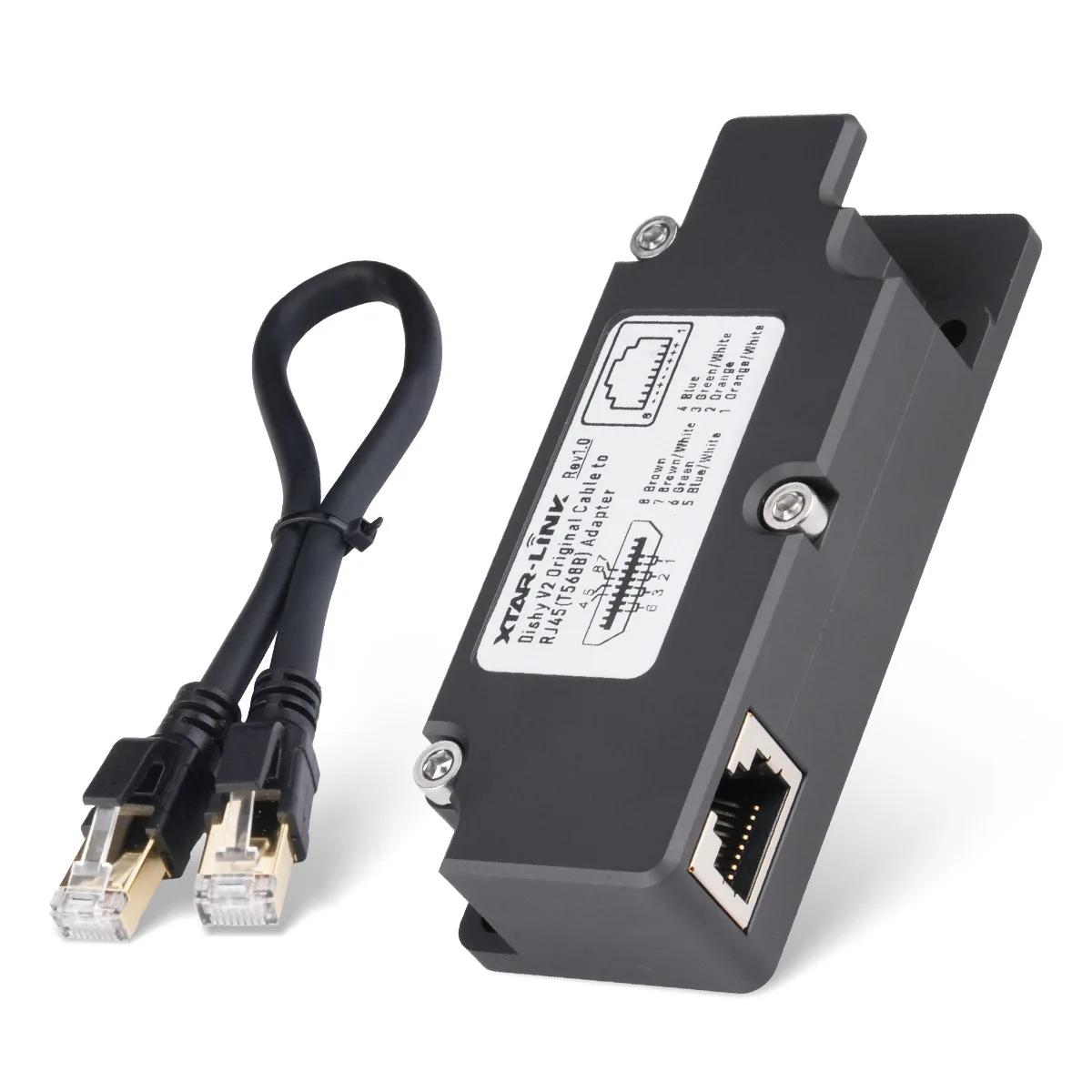 CB1 Antenna Adapter Rectangular Starlink V2 Dishy Cable Adapter to RJ45 Starlink 12V 24V conversion etwork Cables & Connections
CB1 Antenna Adapter Rectangular Starlink V2 Dishy Cable Adapter to RJ45 Starlink 12V 24V conversion etwork Cables & Connections