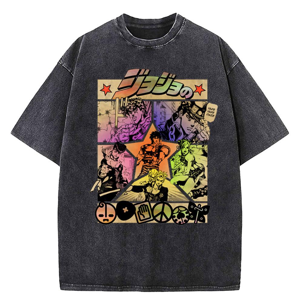 Jolyne Cujoh Stone Ocean Vintage Washed T Shirt Unisex Anime Jojo Bizarre Adventure Tshirts Casual Cotton Short Sleeve T Shirts S
Jolyne Cujoh Stone Ocean Vintage Washed T Shirt Unisex Anime Jojo Bizarre Adventure Tshirts Casual Cotton Short Sleeve T Shirts S