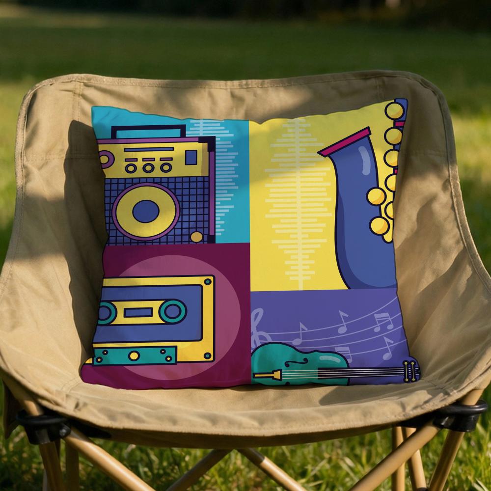 Retro Speaker Piano Rock Cushion Cover Soft Reversible Durable Pillow Cover MultiScene Use for Home Car Daily Comfort 30X30cm
Retro Speaker Piano Rock Cushion Cover Soft Reversible Durable Pillow Cover MultiScene Use for Home Car Daily Comfort 30X30cm