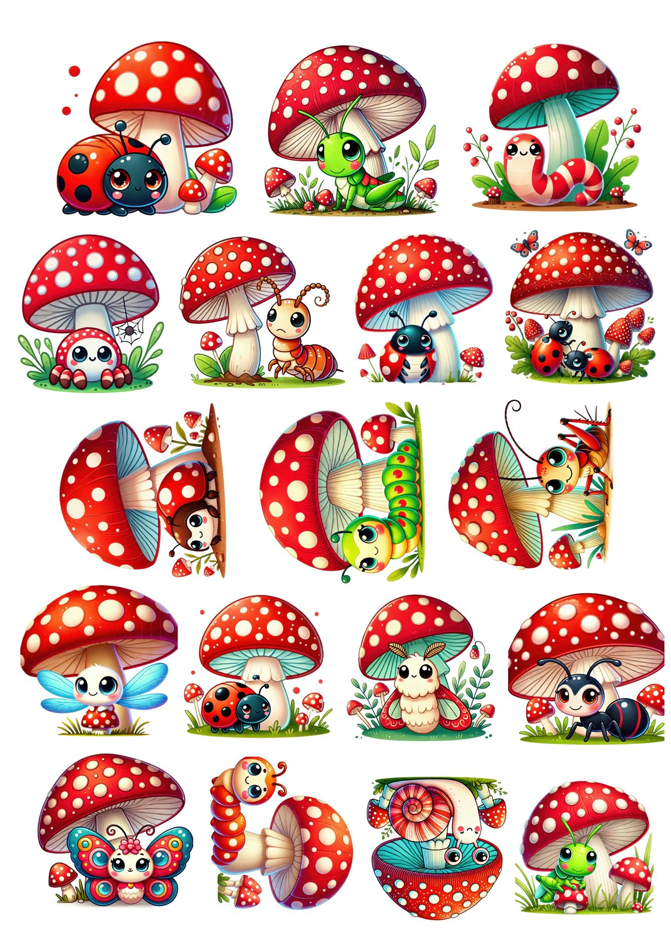 1 Set Cute Red Mushroom Insect Stickers Scrapbooking Decorative DIY Stationery Decals Journals Notebooks art supplies белый
1 Set Cute Red Mushroom Insect Stickers Scrapbooking Decorative DIY Stationery Decals Journals Notebooks art supplies белый