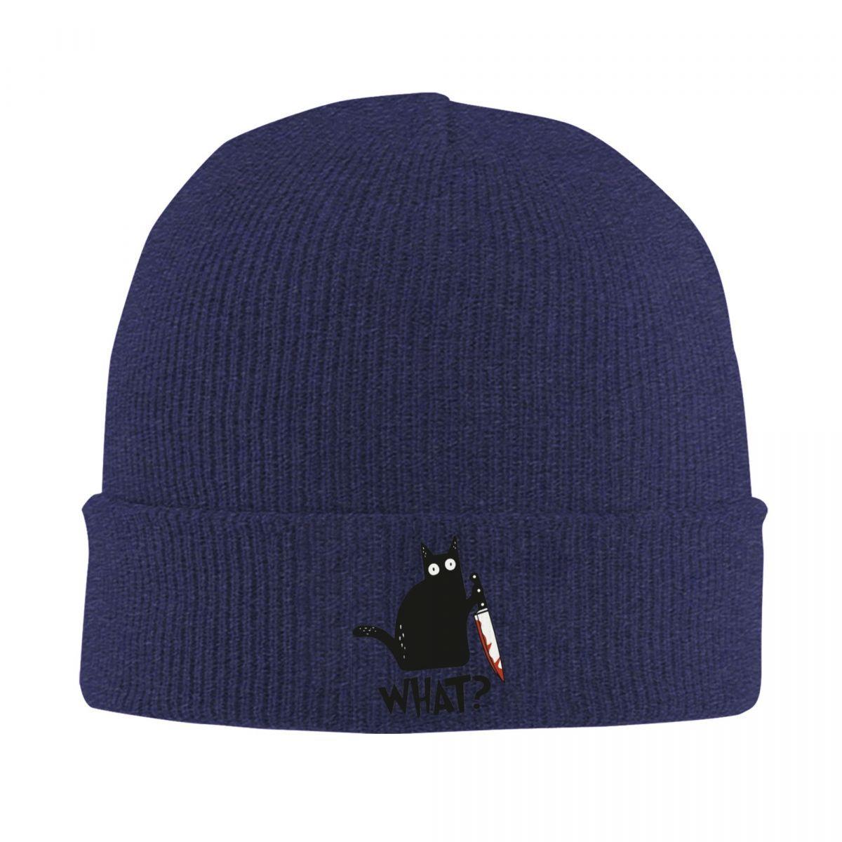 New Cat What Murderous Black Cat With Knife Gift Premium Warm Knitted Cap Bonnet Hat Autumn Winter Outdoor Beanie Hats For
New Cat What Murderous Black Cat With Knife Gift Premium Warm Knitted Cap Bonnet Hat Autumn Winter Outdoor Beanie Hats For