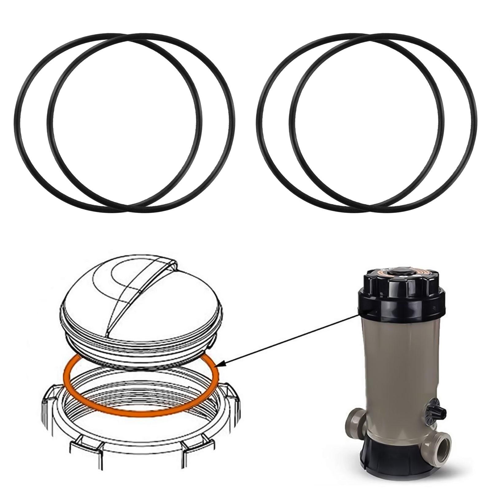 Chlorinator Lid O Ring for Hayward CLX200K Prevent Gas Leaks and Safety 4 PACK 
Chlorinator Lid O Ring for Hayward CLX200K Prevent Gas Leaks and Safety 4 PACK
