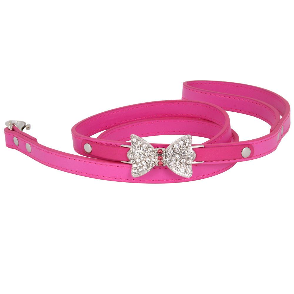 Strictly selected pet collar leash diamond PU leather large bow pet leash collar walking dog leash S #1.5xm width * 120cm total length
Strictly selected pet collar leash diamond PU leather large bow pet leash collar walking dog leash S #1.5xm width * 120cm total length