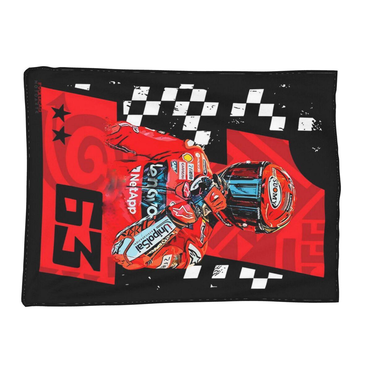 Francesco Bagnaia Number 1 Moto GP Blanket Soft Warm Flannel Throw Blanket Bedspread for Bed Living room Picnic Travel Home Sofa 30x40in
Francesco Bagnaia Number 1 Moto GP Blanket Soft Warm Flannel Throw Blanket Bedspread for Bed Living room Picnic Travel Home Sofa 30x40in