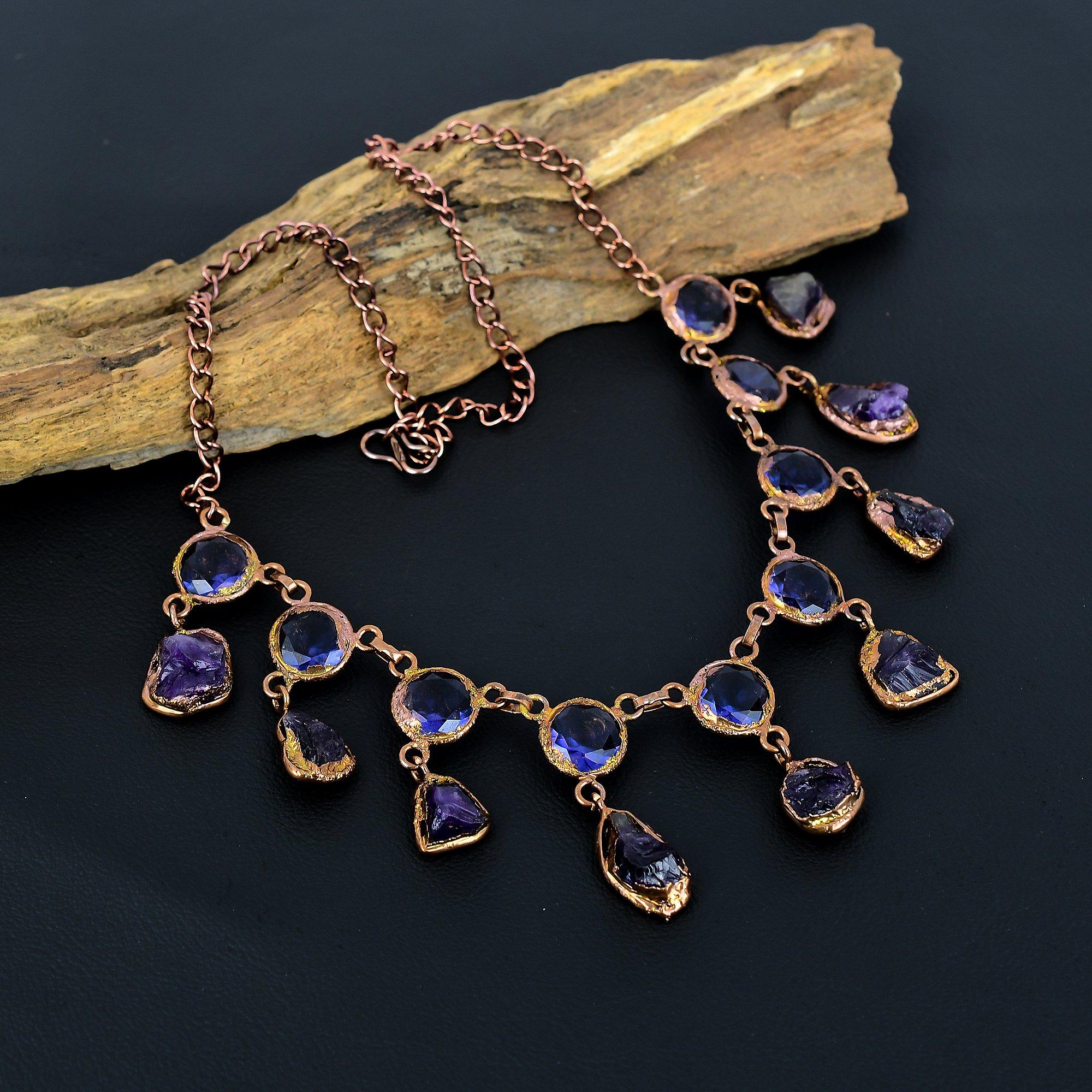 Аметистовое медное гальванопластическое ожерелье с регулируемой цепочкой, ожерелье из драгоценных камней ручной работы ко Дню памяти
Аметистовое медное гальванопластическое ожерелье с регулируемой цепочкой, ожерелье из драгоценных камней ручной работы ко Дню памяти