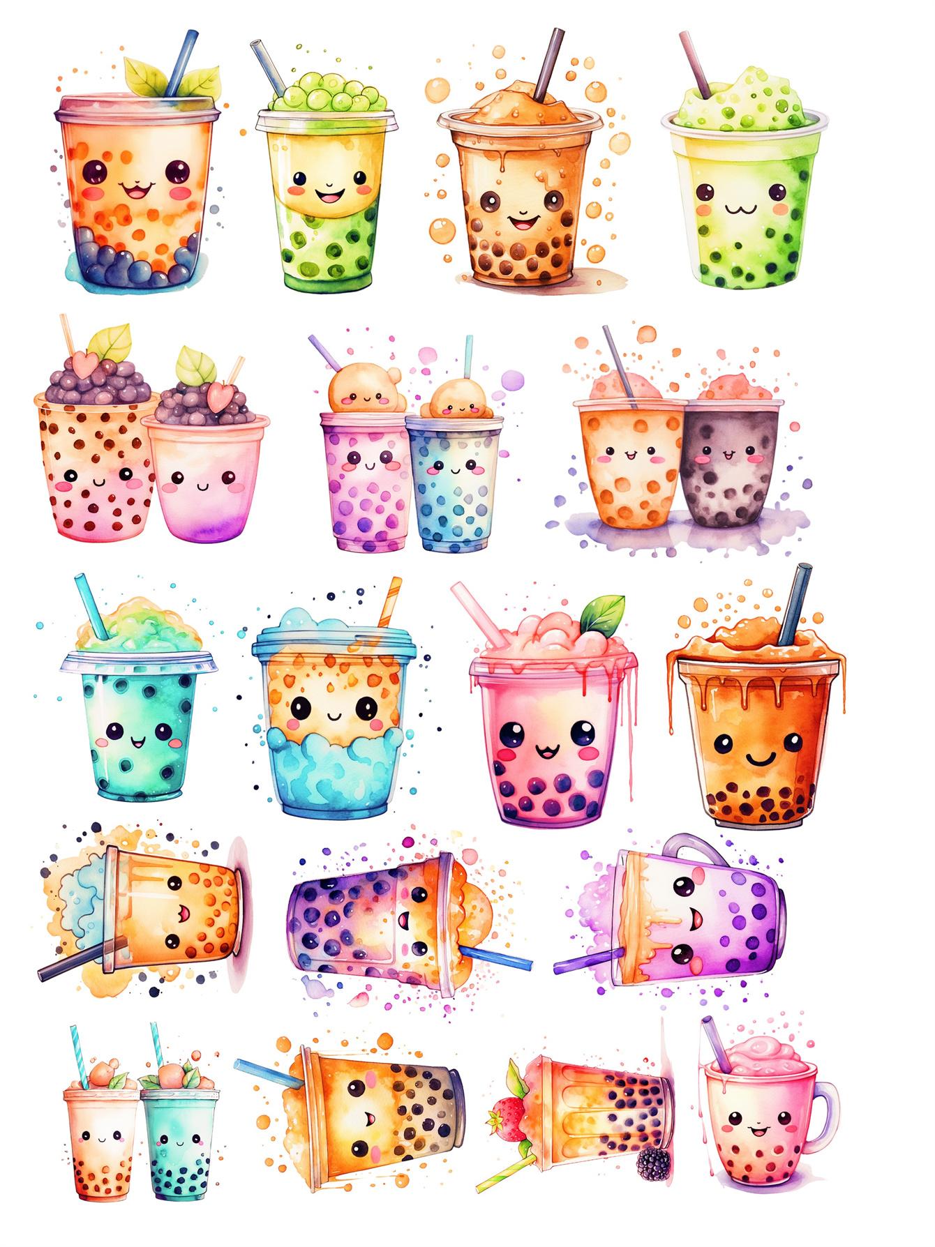 18pcs Waterproof Cartoon Watercolor cute milk tea Decorative Stickers for Journal Scrapbooking DIY Album INS Style stationery белый
18pcs Waterproof Cartoon Watercolor cute milk tea Decorative Stickers for Journal Scrapbooking DIY Album INS Style stationery белый