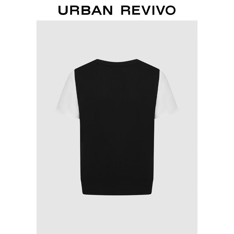 Женская вязаная футболка с эффектом двухслойности и цветными блоками M
Женская вязаная футболка с эффектом двухслойности и цветными блоками M