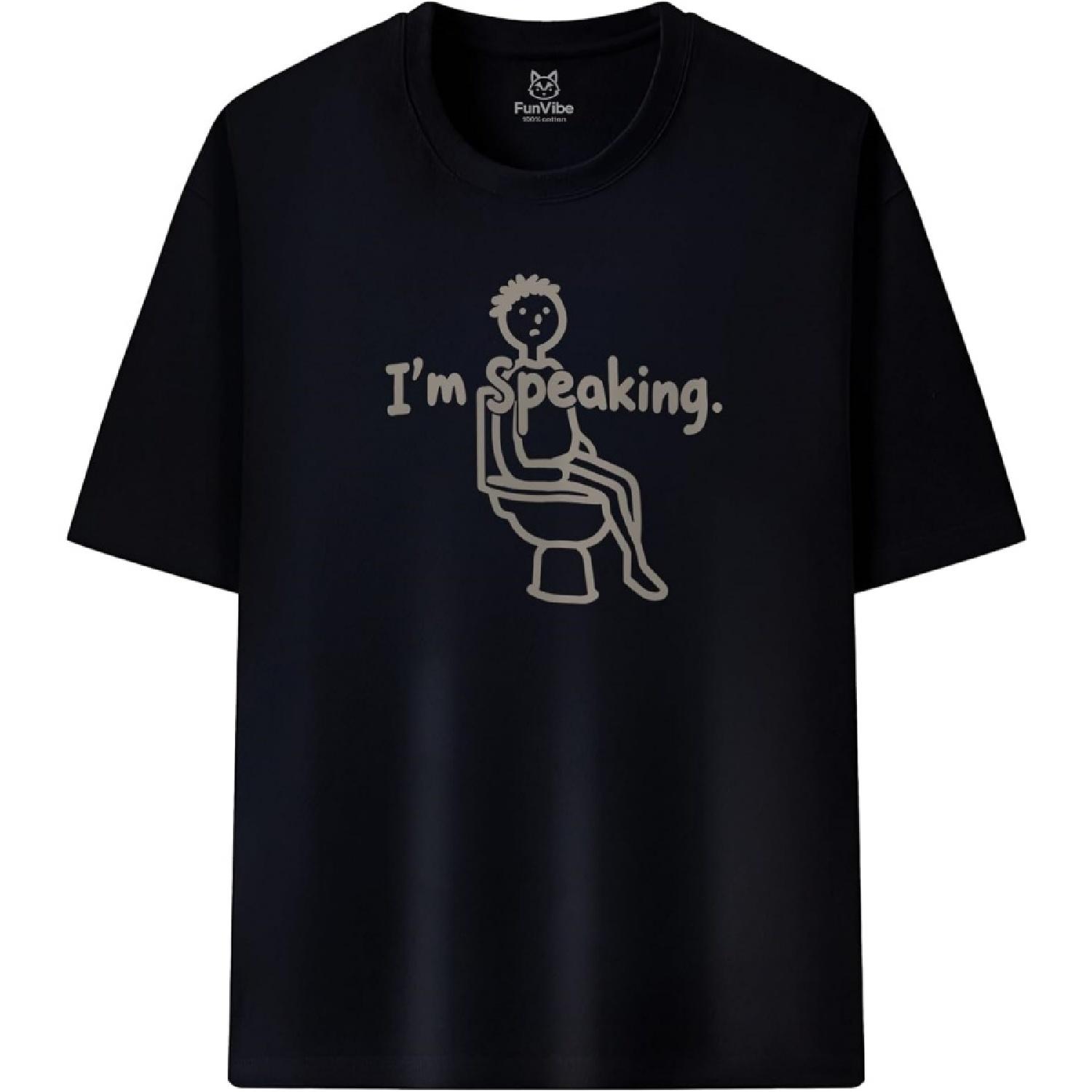 Fun Vibe Bold I m Speaking Print Graphic T-Shirt with Casual Cotton Tee XXXXXL чорний
Fun Vibe Bold I m Speaking Print Graphic T-Shirt with Casual Cotton Tee XXXXXL чорний