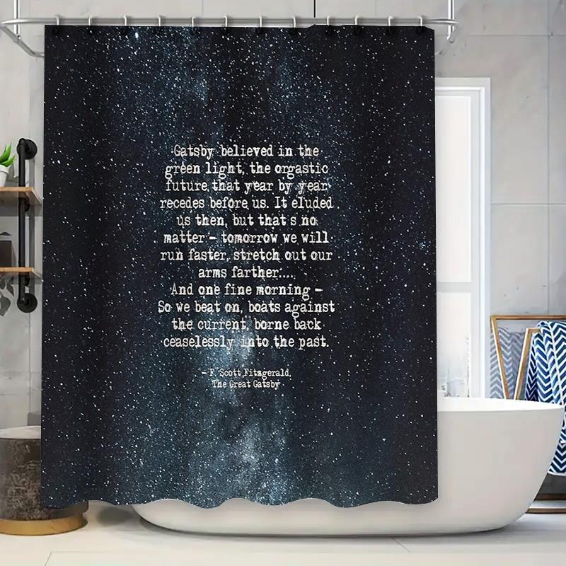 Vintage Gatsby Shower Curtain Art Deco Hollywood Glamour Retro Film Aesthetic Bathroom Decor Black And White Backdrop W60H190(CM)-1 Pcs
Vintage Gatsby Shower Curtain Art Deco Hollywood Glamour Retro Film Aesthetic Bathroom Decor Black And White Backdrop W60H190(CM)-1 Pcs