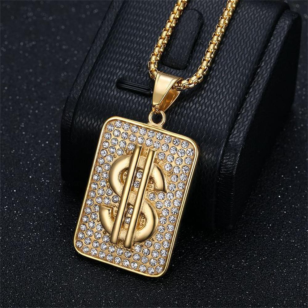 Iced Stainless No Fade Titanium Steel US Dallors Pendant Necklaces for Men Women Punk Rock Hip Hop Jewelry 60cm
Iced Stainless No Fade Titanium Steel US Dallors Pendant Necklaces for Men Women Punk Rock Hip Hop Jewelry 60cm