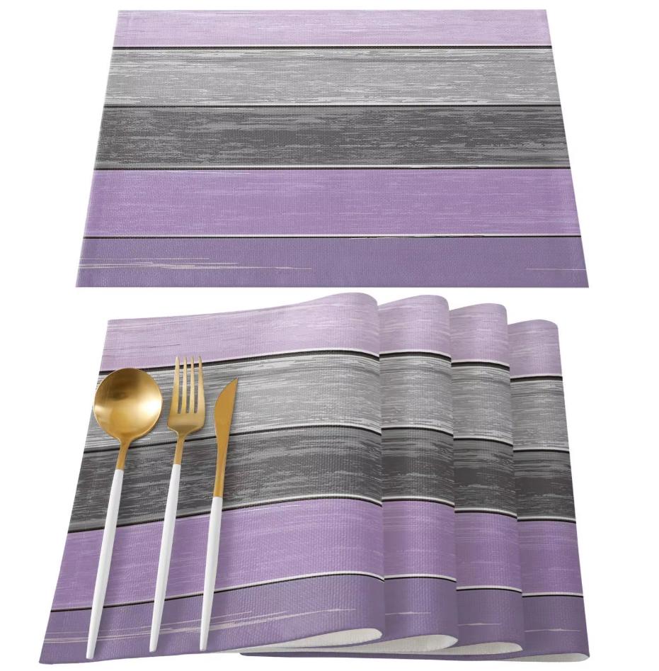 4pcs Farmhouse Wood Texture Placemat Set of 4,Rustic Stripes Linen Table Mat For Wedding Holiday Party Event Dining Table Decoration 30x45cm-4pcs
4pcs Farmhouse Wood Texture Placemat Set of 4,Rustic Stripes Linen Table Mat For Wedding Holiday Party Event Dining Table Decoration 30x45cm-4pcs