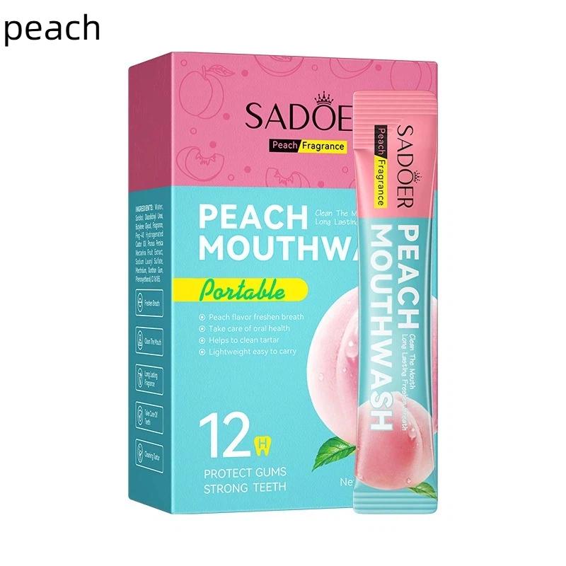 Sadoer 20Pcs Teeth Whitening Lemon Flavor Freshen Your Breath And Clean The Debris Between Teeth Oral Freshening Mouthwash peach
Sadoer 20Pcs Teeth Whitening Lemon Flavor Freshen Your Breath And Clean The Debris Between Teeth Oral Freshening Mouthwash peach