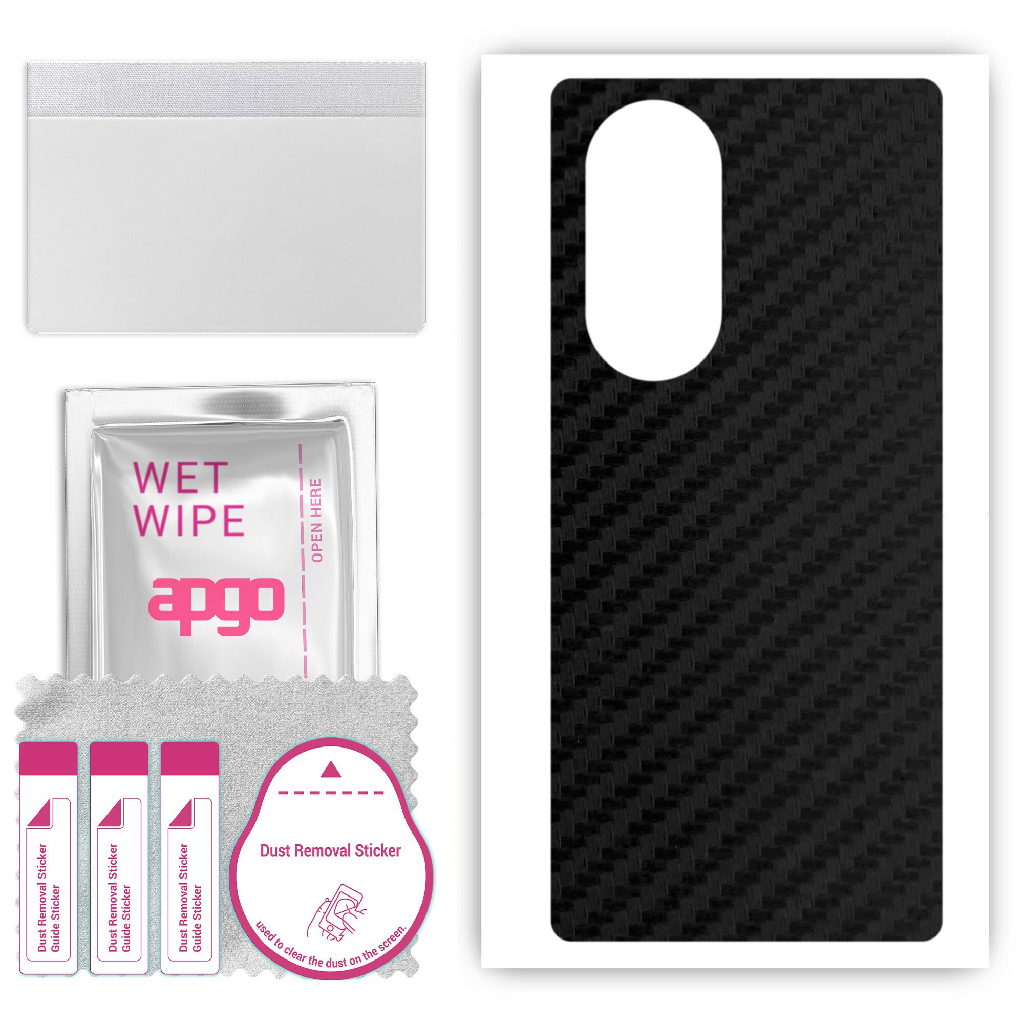 apgo Protective Skin Sticker for the back compatible with Huawei nova 8 5G, Wrap Film, Foil, Vinyl - Pattern Carbon Black
apgo Protective Skin Sticker for the back compatible with Huawei nova 8 5G, Wrap Film, Foil, Vinyl - Pattern Carbon Black