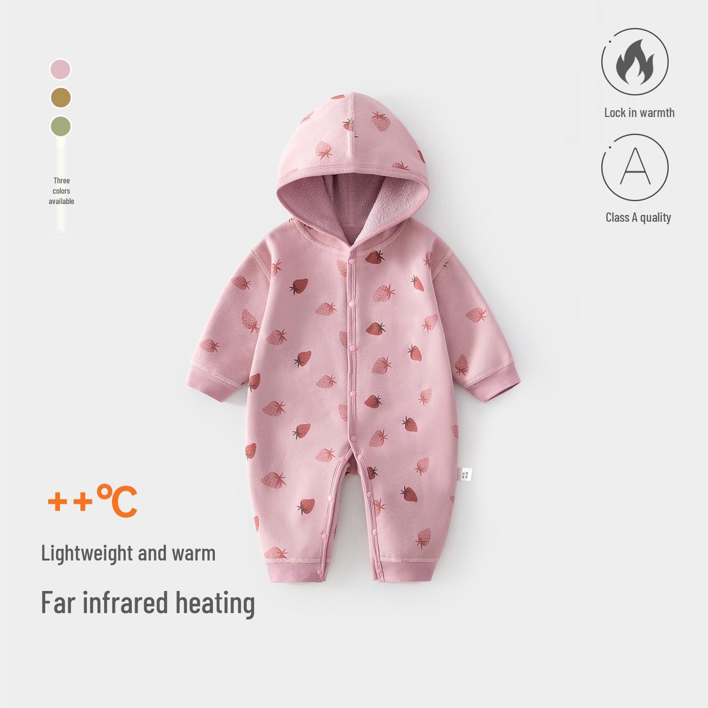 Newborn Warm Hooded Baby Jumpsuit for Autumn/Winter - Boys & Girls Crawling Romper 100 cm розовый
Newborn Warm Hooded Baby Jumpsuit for Autumn/Winter - Boys & Girls Crawling Romper 100 cm розовый
