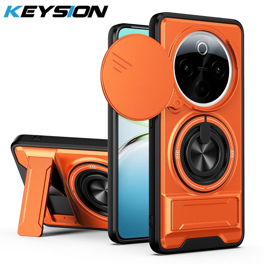 KEYSION Магнитный чехол для телефона для IQOO Z10 5G Защита камеры со сдвижной крышкой Вертикальная подставка Кольцо 360° Ударопрочный чехол для IQOO Z10 for IQOO Z10 оранжевый
KEYSION Магнитный чехол для телефона для IQOO Z10 5G Защита камеры со сдвижной крышкой Вертикальная подставка Кольцо 360° Ударопрочный чехол для IQOO Z10 for IQOO Z10 оранжевый