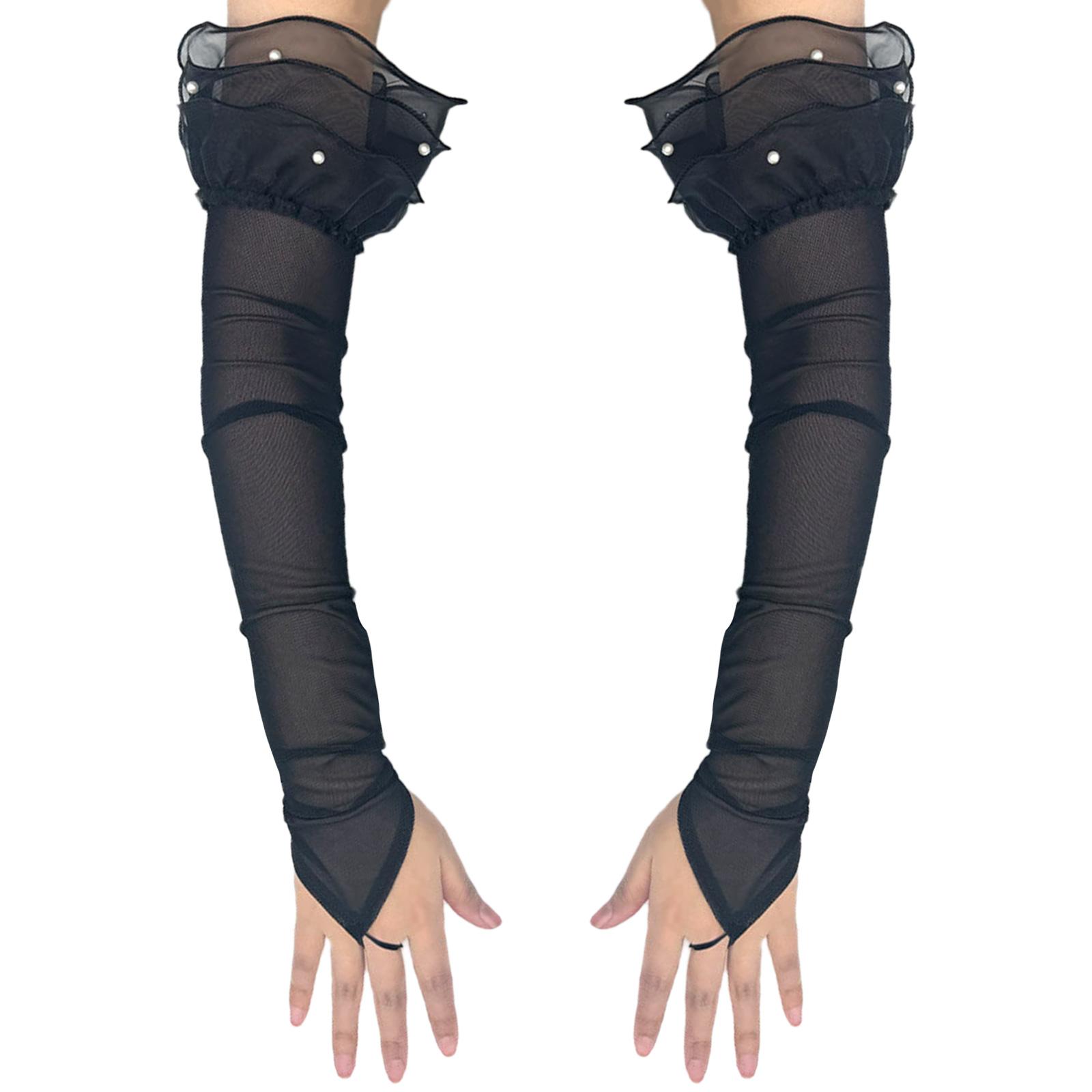 Long Fingerless Gloves Women Arm Sleeves 1920s Flapper Costume Props Gloves Weddings and Evening Event Dressingup Wear чёрный
Long Fingerless Gloves Women Arm Sleeves 1920s Flapper Costume Props Gloves Weddings and Evening Event Dressingup Wear чёрный