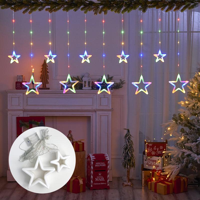 10 Star/Snowflake Lights with Remote,8Models Christmas light string, , Battery Operated for Holiday, Tree, Office, Home Decor
10 Star/Snowflake Lights with Remote,8Models Christmas light string, , Battery Operated for Holiday, Tree, Office, Home Decor