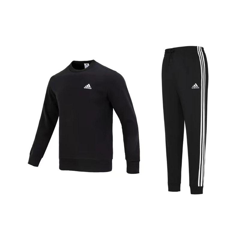 Adidas Повседневный свободный топ с длинным рукавом, удобные спортивные полосатые брюки, комплект с капюшоном для мужчин, черный IC9329+GK8831 S
Adidas Повседневный свободный топ с длинным рукавом, удобные спортивные полосатые брюки, комплект с капюшоном для мужчин, черный IC9329+GK8831 S