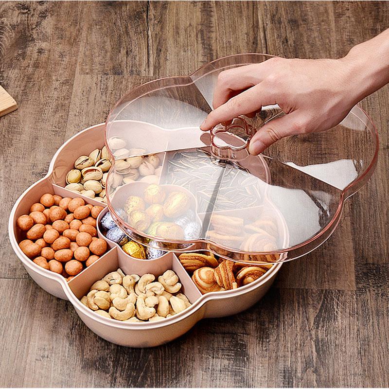 Забавная коробка для конфет, пластиковый поднос для закусок, коробка для хранения орехов в форме цветка, вращающаяся тарелка для сухофруктов, свадебный подарок, домашний органайзер розовый
Забавная коробка для конфет, пластиковый поднос для закусок, коробка для хранения орехов в форме цветка, вращающаяся тарелка для сухофруктов, свадебный подарок, домашний органайзер розовый
