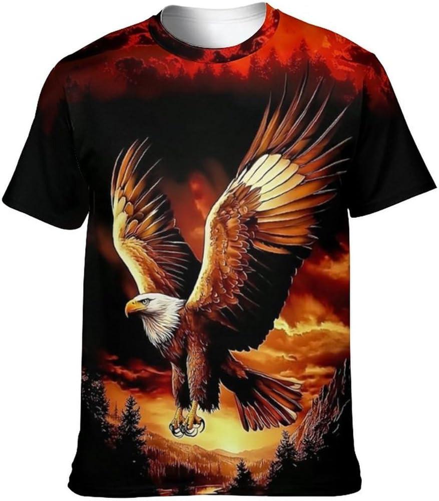 Imcanpen Men039;s Bald Eagle Graphic T-Shirt Animal Theme Summer Short Sleeve Top Unisex T-Shirt S
Imcanpen Men039;s Bald Eagle Graphic T-Shirt Animal Theme Summer Short Sleeve Top Unisex T-Shirt S